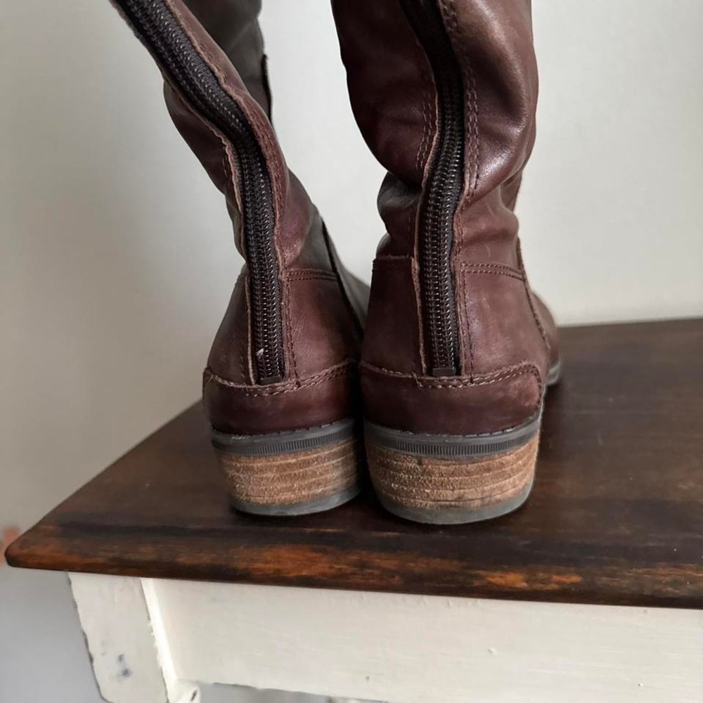 Sam Edelman Chocolate Brown Riding Boot 6.5 Knee High Campus - Picture 5 of 8